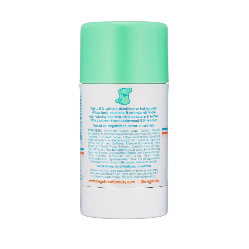 Megababe Soapy Pits Daily Deodorant - 2.6oz, 3 of 8