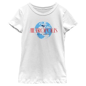 Girls Superman Metropolis City Of Tomorrow T Shirt - 1 of 4
