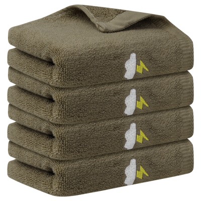 Unique Bargains Cotton Quick Drying Bathroom Hand Towel 14" x 30"
