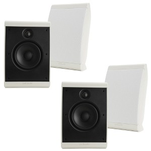 Polk Audio OWM3 Compact Satellite Speaker - 4 Pack (White) - 1 of 4