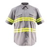 Premium High Visibility Hi Vis Reflective Safety Work Shirts - Half Sleeve - image 2 of 4