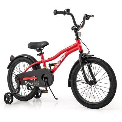 Safstar 18 Inch Kids Bike for 4-8 Years Old Boys & Girls w/Adjustable Seat Handbrake Reflectors