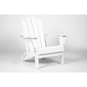 XINGHANZHENXUAN Blue Patio Folding Chair Set, Weather-Resistant Outdoor Seating for Garden, Pool & Backyard (2 Chairs + 1 Table) - 1 of 4