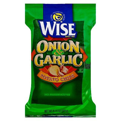 Wise Onion & Garlic Potato Chips - 6.75oz