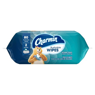 Charmin Flushable Wipes - 2pk/40ct : Target