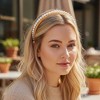 Unique Bargains Women's Solid Color Hairband 1 Set - 2 of 4