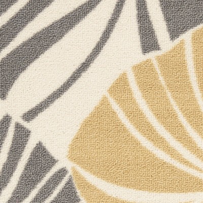 Handmade Rectangular Gray Synthetic 78" Outdoor Area Rug