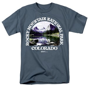 Rocky Mountain National Park Classic Adult T-Shirt Slate - 1 of 4