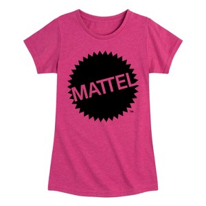 Girls' - Mattel - Mattel Original Logo Fitted Short Sleeve Graphic T-Shirt - 1 of 4