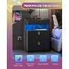 GALAXHERO Nightstand with LED Lights and Charging Station, with Sliding Top and 2 Drawers, Smart End Table for Bedroom or Living Room - 4 of 4