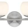 Designers Fountain Moon Breeze 4 - Light Vanity in  Polished Nickel - 3 of 4