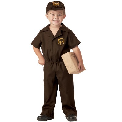 United Parcel Service UPS Guy Toddler Costume, Large