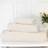 Honeycomb Waffle Border Cotton Medium Weight Towel Set by Blue Nile Mills - 2 of 4