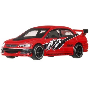 Mitsubishi Lancer Evolution IX Red with Graphics "The Fast and the Furious: Tokyo Drift" (2006) Diecast Model Car by Hot Wheels - 1 of 4