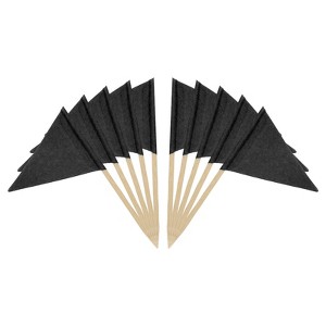 Unique Bargains Small Labeling Marking Cocktail Party Decor Flag Toothpick 100 Pcs - 1 of 4