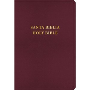 Rvr 1960/KJV Biblia Bilingüe Letra Grande, Borgoña Imitación Piel (Edición 2024) - by  B&h Español Editorial (Leather Bound) - 1 of 1
