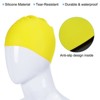 Unique Bargains Silicone Waterproof Non-Slip High-Stretch Swim Caps 2 Pcs - 4 of 4
