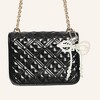Unique Bargains Faux Pearl Bow Handbag Charms Keychains 1 Pc - 2 of 4