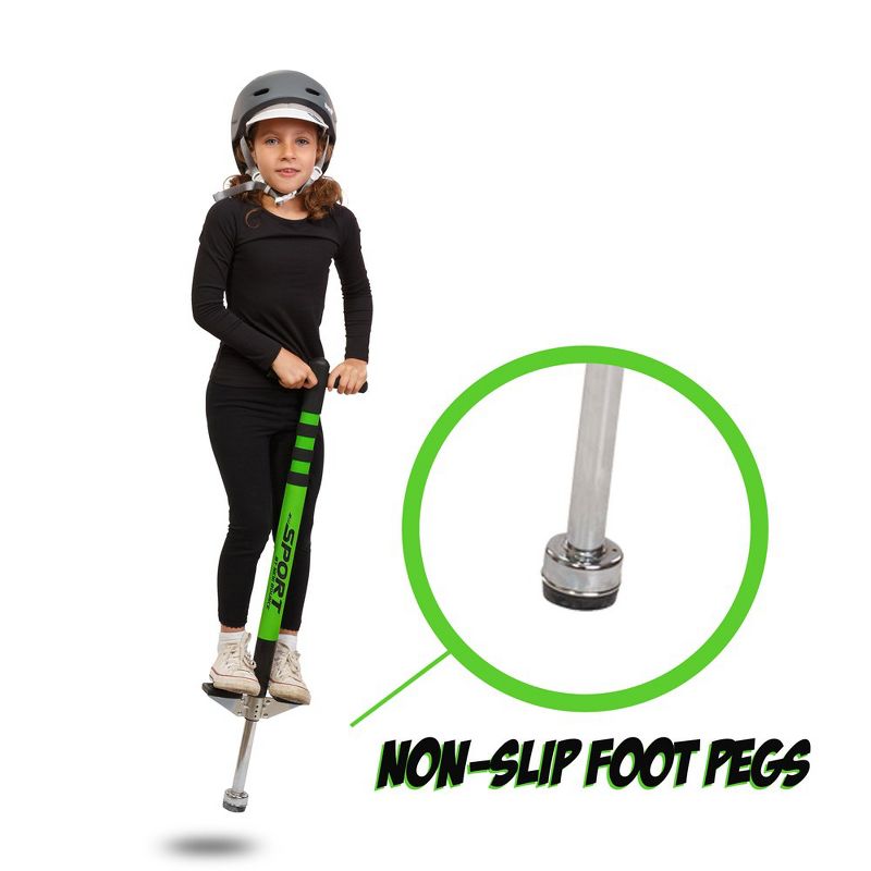 New Bounce Pogo Stick Easy Grip Sport edition, Ages 5-9 - 40 to 80 Lbs, 3 of 7