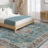 Area Rug Vintage Floral Rug for Living Room Soft Stain Resistant Rug Indoor Boho Carpet for Bedroom Dining Nursery Room - 2 of 4