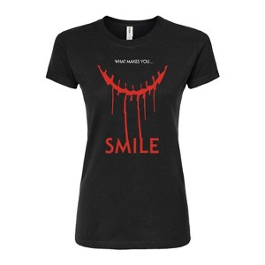 Women's - Smile - What Makes You Logo Fitted Graphic T-Shirt - 1 of 3