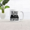 Crazy Dog The Third Listen Hits Different Mug Funny Sarcastic Record Player Graphic Novelty Coffee Cup-11oz - 2 of 4