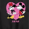 Boys' - Disney - Mickey And Minnie Heart Graphic Long Sleeve Fleece Sweatshirt - image 2 of 4