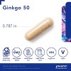 Pure Encapsulations Ginkgo 50 160 mg - to Support Oxygen, Blood Circulation, and Mild Memory Problems Associated with Aging* - 120 Capsules - 3 of 4