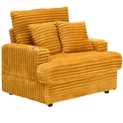 VYNXARIA 84.3 length ,35.83" deepth ,human body structure for USA people, marshmallow sofa,boucle sofa ,3 seater,Black