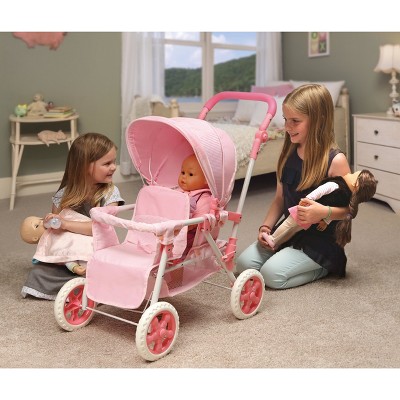 badger basket double stroller