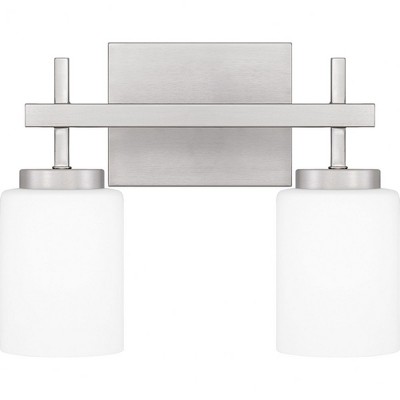 Quoizel Lighting Wilburn 2 - Light Vanity in  Brushed Nickel