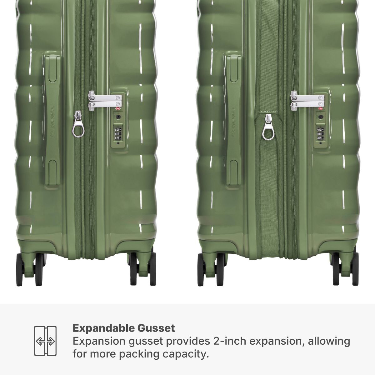 Traveler’s Choice Edinburgh Carry On Luggage and Backpack Set - thumbnail 10