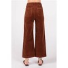 Women's Wide Leg Corduroy Pant - L.T.J - 2 of 3
