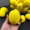 GAOMON Artificial Fake Lemons Realistic Faux Fruits  Props for Home Kitchen Table Decoration Yellow（12pcs） - 4 of 4