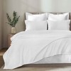 Perfect Fit Cotton Solid Deep Pocket Sheet Set by Blue Nile Mills - 2 of 4