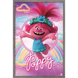 Trends International DreamWorks Trolls 2 - Poppy Framed Wall Poster Prints - 1 of 4