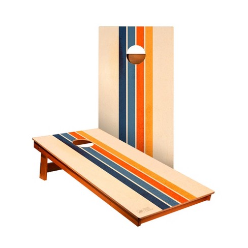 Vintage Striped Cornhole Boards - Aca Backyard Series,junior Size 1x2 ...