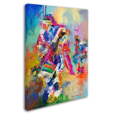 Trademark Fine Art -Richard Wallich 'Pow Wow' Canvas Art
