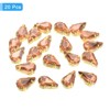 Unique Bargains Glass Craft Embellishments Flat Back Four Claws Teardrop Gems 20 Pcs - 3 of 4
