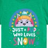 Boys' - Paw Patrol - Just A Pup Who Loves Snow Short Sleeve Graphic T-Shirt - 2 of 4