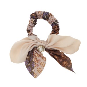 Unique Bargains Bohemian Bow Scrunchies 1 Pc - 1 of 4