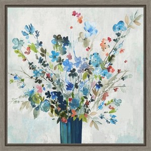 Amanti Art Enlightenment (Flower Vase) by Asia Jensen Canvas Wall Art Print Framed 16 x 16-in. - 1 of 4