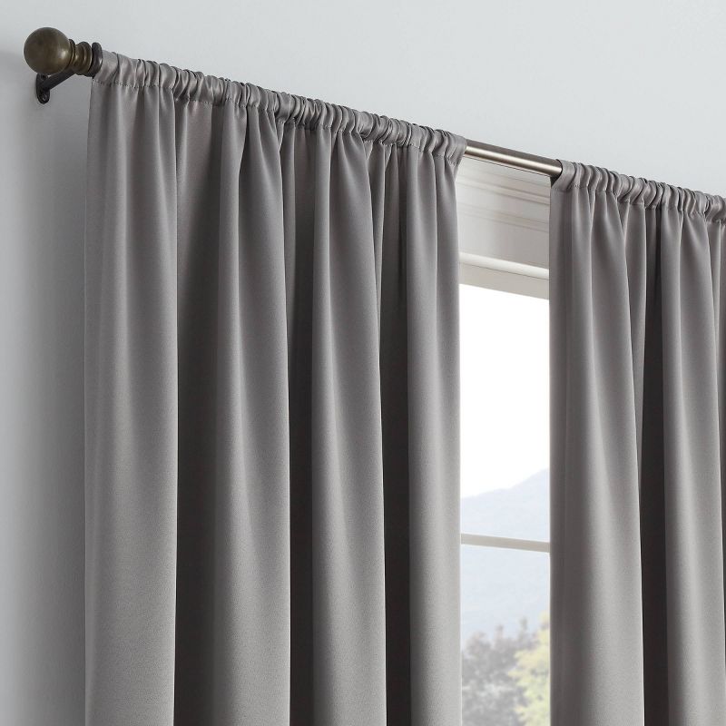 Solid Thermapanel Room Darkening Curtain Panel - Eclipse, 3 of 15