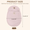 Unique Bargains Snap Button Velvet Jewelry Pouches with Pads 8 Pcs - 2 of 4