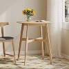 NicBex 35.4 Inch Round Dining Table,Modern Counter Height Table with MDF Legs for 4 Person,Living Dining Room - 3 of 4