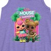 Girls' - Lol Surprise! - Lol Hos Palm Trees Graphic Sleeveless Aline Dress - 2 of 3
