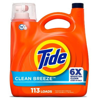 Tide Clean Breeze HE Deep Cleaning Concentrated Liquid Laundry Detergent