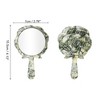 Unique Bargains Roses Shaped Handheld Mirrors 1 Pc - 2 of 3
