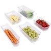 Smart Design Set of 18 Clear Refrigerator & Freezer Organization Bins - 3 of 4