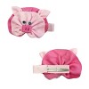 Wrapables Duck, Turkey, Elephant, Pig Ribbon Sculpture Hair Clips with Leopard Hair Clip / Hair Bow Holder - 3 of 4